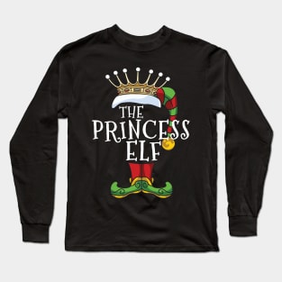 Princess Elf Family Matching Christmas Holiday Group Gift Pajama Long Sleeve T-Shirt